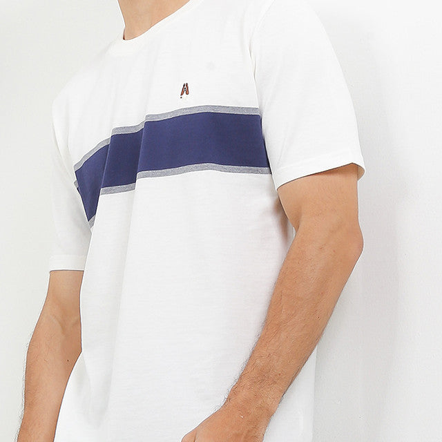 Hush Puppies Pakaian Pria T Shirt Manora In White