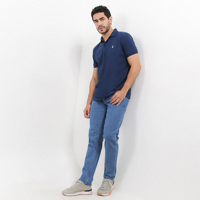 Hush Puppies Pakaian Pria Polo Farro 2 In Navy
