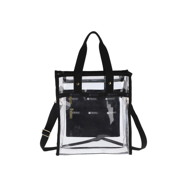 LeSportsac Tas Wanita Tote bag Clear Small N/S Tote In Clear/ Black