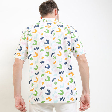 Hush Puppies Pakaian Pria Shirt Crayo In White