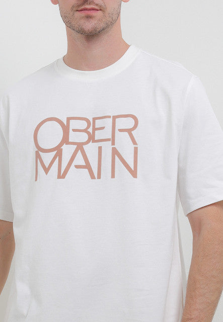 Obermain Pakaian Pria T Shirt Matten In White