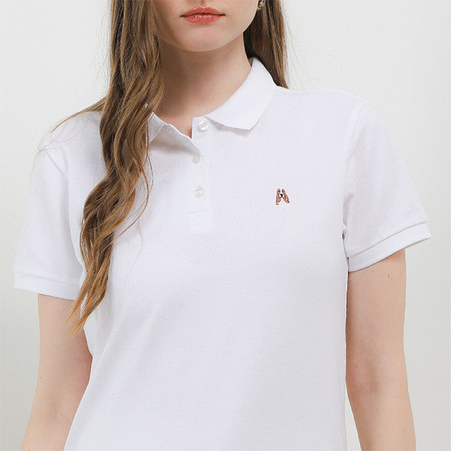 Hush Puppies Pakaian Wanita Ardith 5 Polo In White