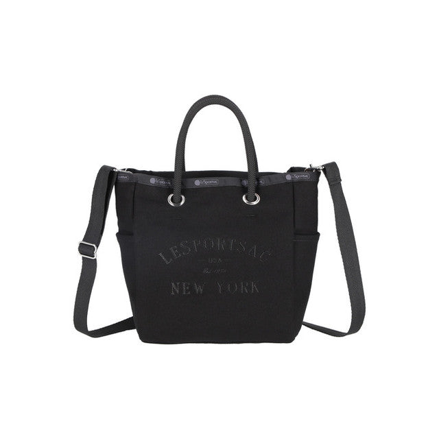 LeSportsac Tas Wanita Tote bag Canvas Sm Easy Tote In Jet Black Canvas