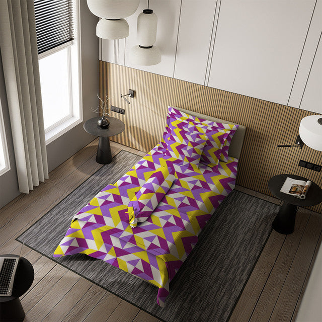 Nyenyak Bed Cover Geometric