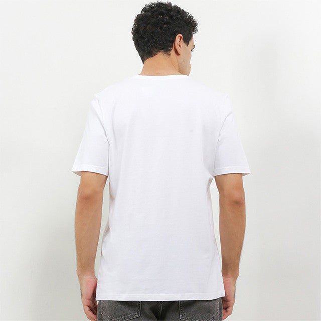 Hush Puppies Pakaian Pria T Shirt Leviero 4 In White