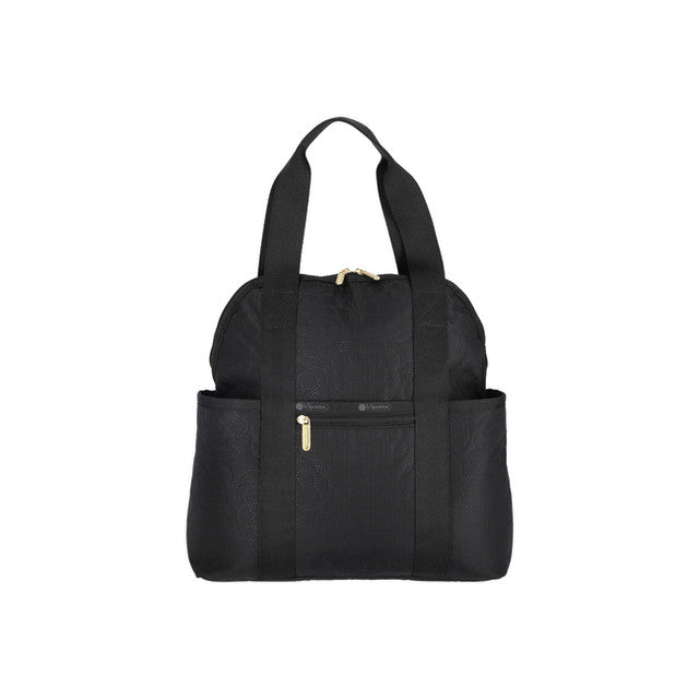 LeSportsac Tas Wanita Double Trouble Backpack In Puffy Blossoms Peach