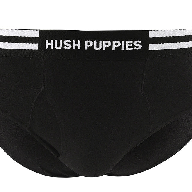 Hush Puppies Pakaian Pria Underwear Jack Brief In Black