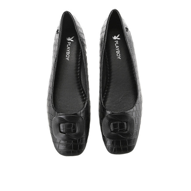 Playboy Sepatu Wanita Flats Zenaida In Black