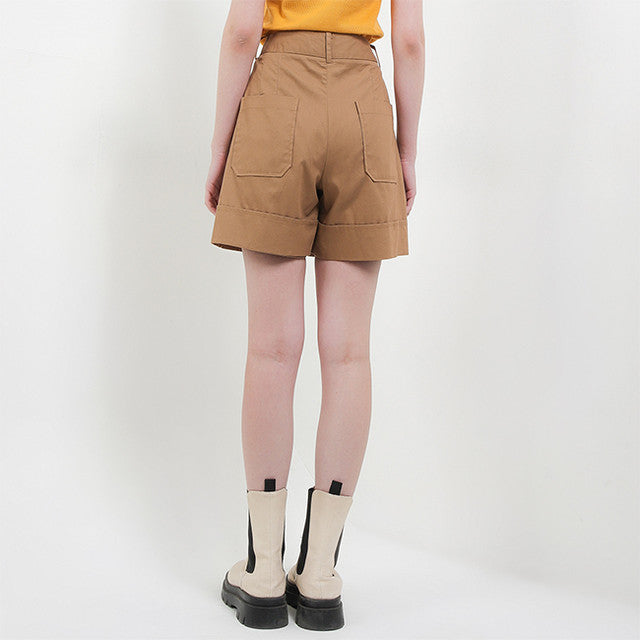 Hush Puppies Pakaian Wanita Short Pants Moguri In Brown