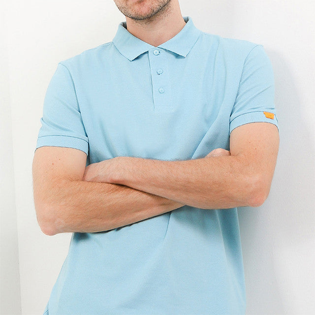 Hush Puppies Pakaian Pria Eleveted Class Polo In Light Blue