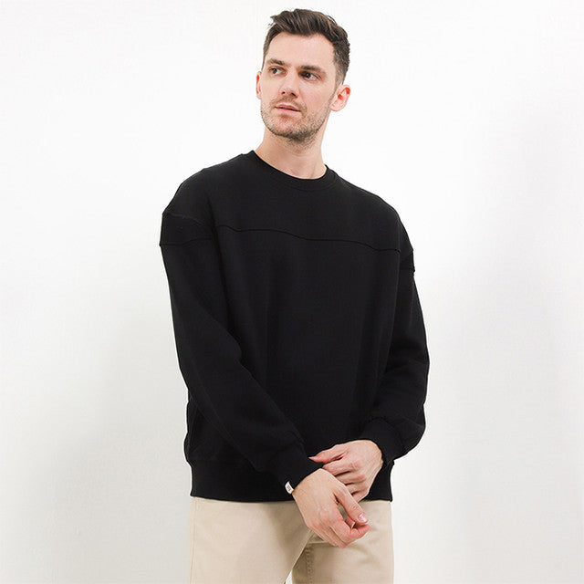 Obermain Pakaian Pria Sweatshirt Alcide In Black