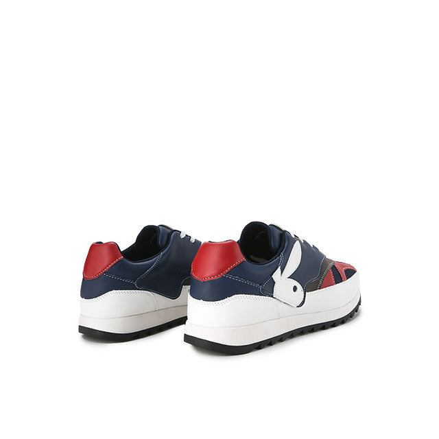 Playboy Men Shoes Admesh In Navy/Red