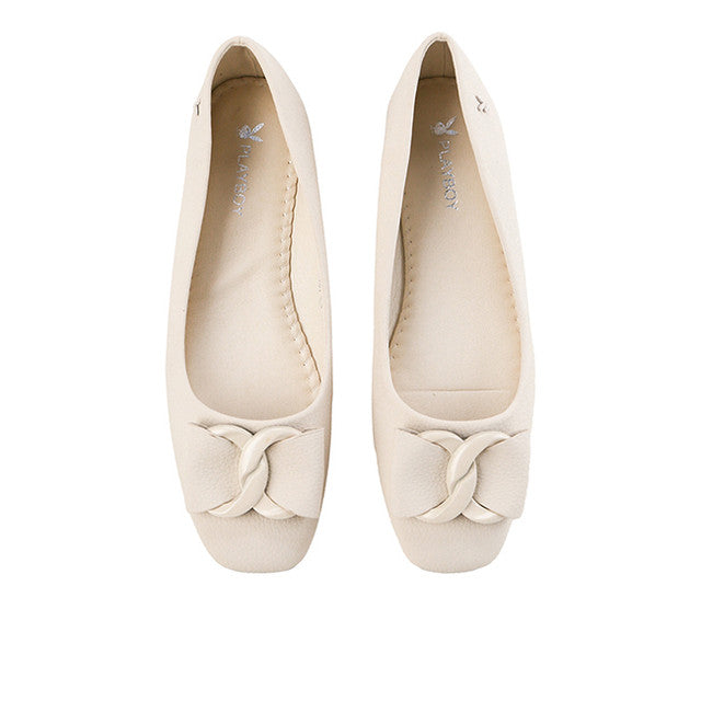 Playboy Shoes Wanita Flats Uzma In Beige