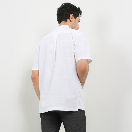 Hush Puppies Pakaian Pria Shirt Dolma In White