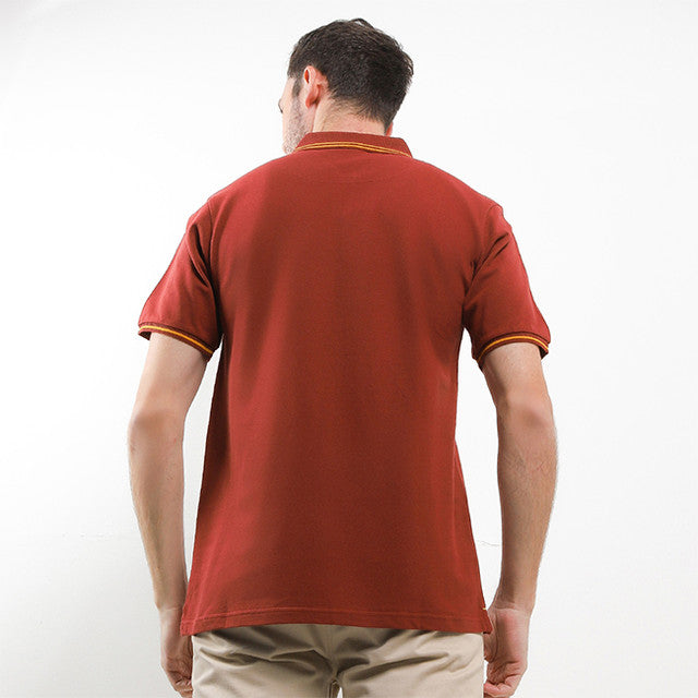 Obermain Pakaian Pria Boiler Ss Polo In Maroon