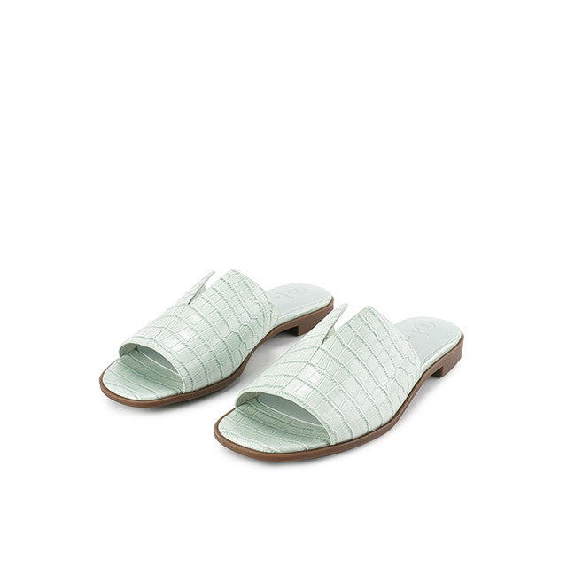 Hush Puppies Sandal Flats Wanita Salsa Coco In Mint
