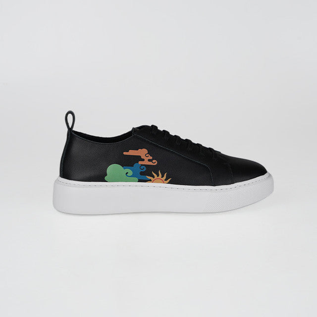 Obermain Shoes Wanita Sneakers Dreamflyer Rise In Black