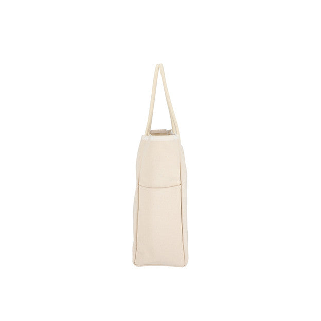 Canvas Easy Tote In Meringue Canvas Logo