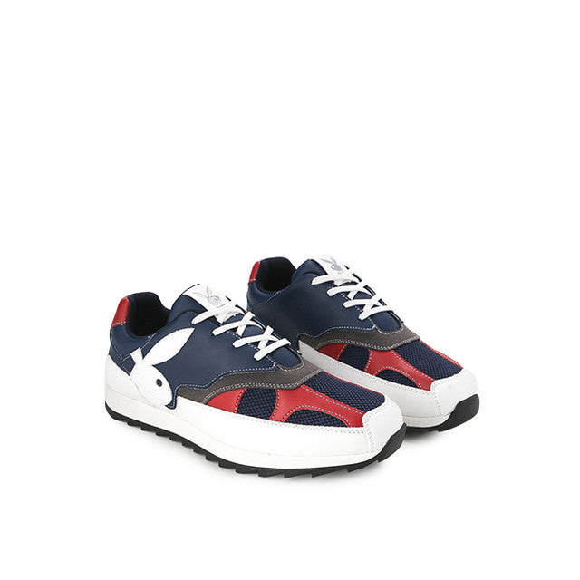 Playboy Men Shoes Admesh In Navy/Red