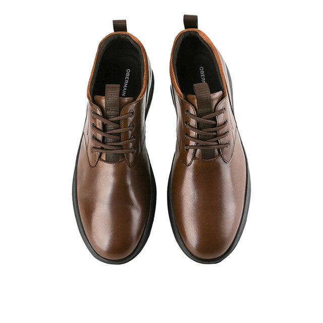 Obermain Sepatu Pria Slip On Santia Elango In Tan 43