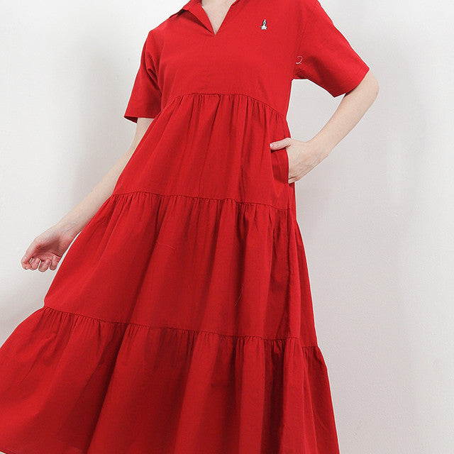 Hush Puppies Pakaian Wanita Dress Narita In Red