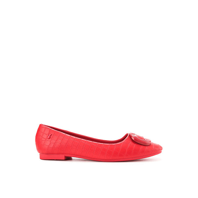 Playboy Sepatu Wanita Flats Zenaida In Red