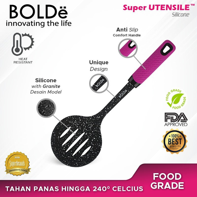 BOLDe Super Utensil Silicone Skimmer Blackpink