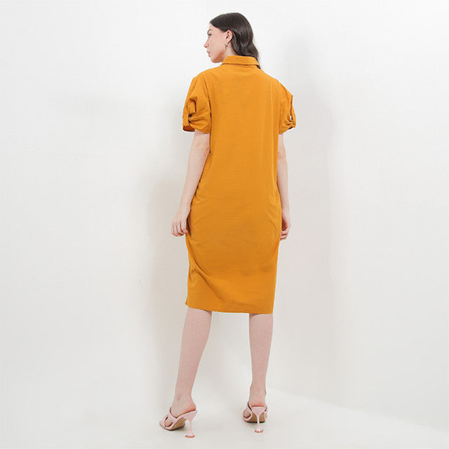 Hush Puppies Pakaian Wanita Dress Sherma In Mustard