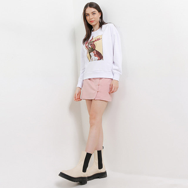 Hush Puppies Pakaian Wanita Outerwear Hh Mirasy In Off White