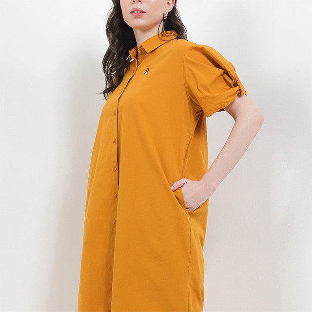 Hush Puppies Pakaian Wanita Dress Sherma In Mustard