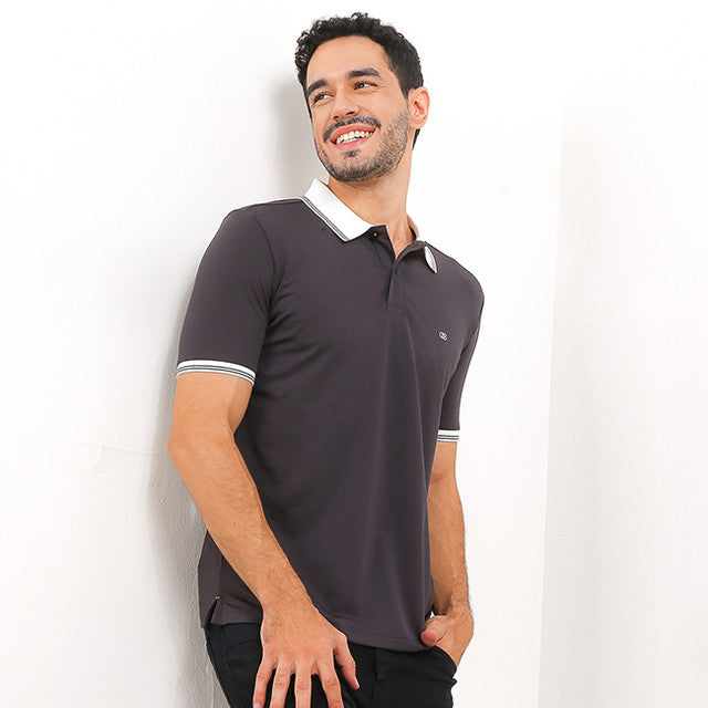 Obermain Pakaian Pria Polo Cooper In Black