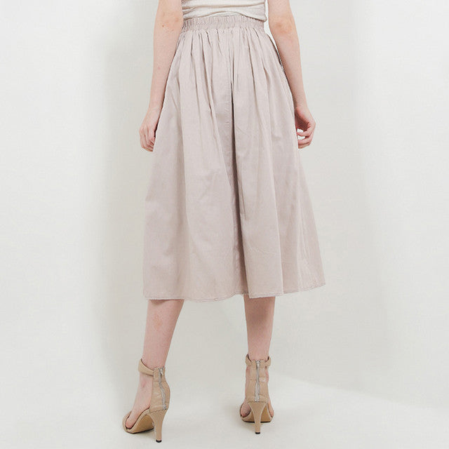 Hush Puppies Pakaian Wanita Skirt Aksana In Beige