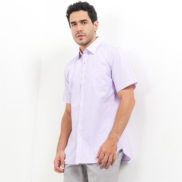Hush Puppies Pakaian Pria Shirt 955 Franklin In Purple