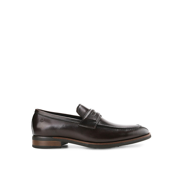 Hush Puppies Sepatu Pria Loafers Fiddler Saddle Loafer In Coffee