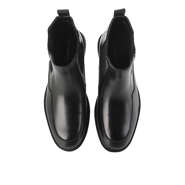 Alpha Chelsea Boots In Black