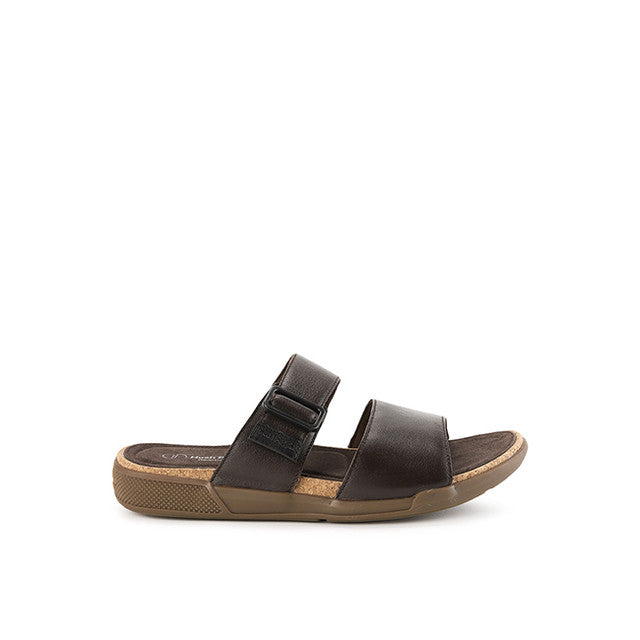 Hush Puppies Sandal Pria Asahi Jake 2 Straps In Coffee