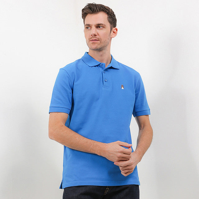 Hush Puppies Pakaian Pria Polo Bsc Tangelo In Blue