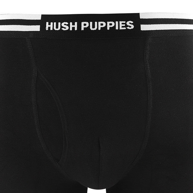 Hush Puppies Pakaian Pria Underwear Jack Boxer In Black