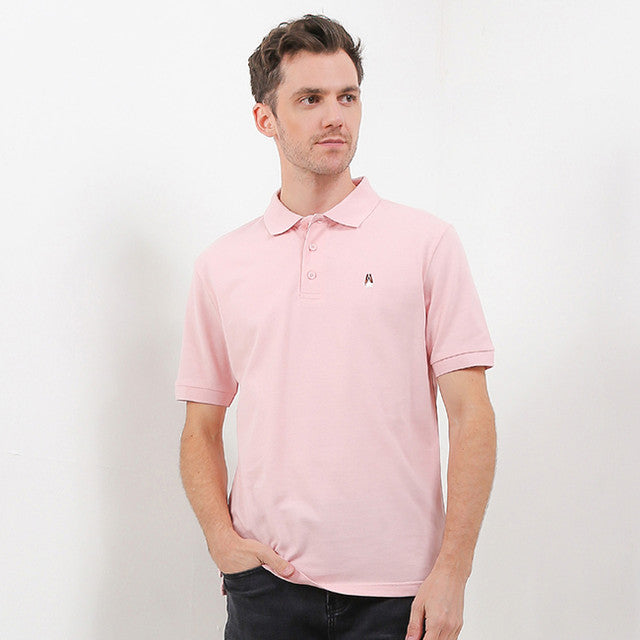 Hush Puppies Pakaian Pria Polo Bsc Tangelo In Pink