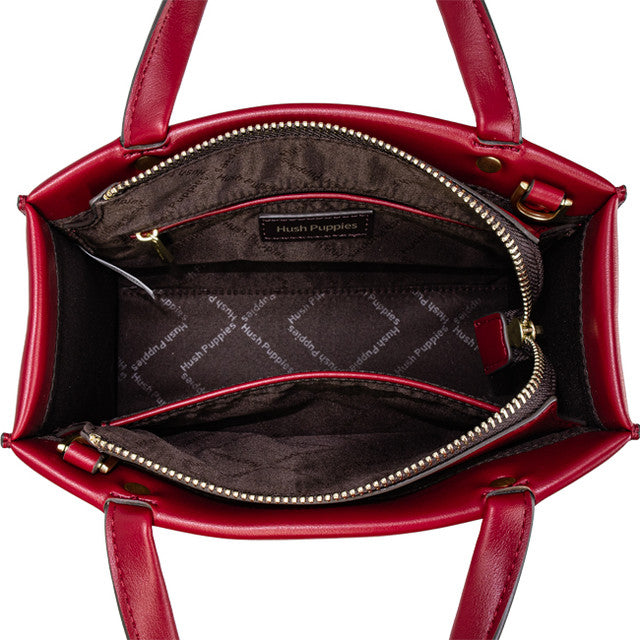 Hush Puppies Tas Wanita Hand Bag Fuji Top Handle M In Red