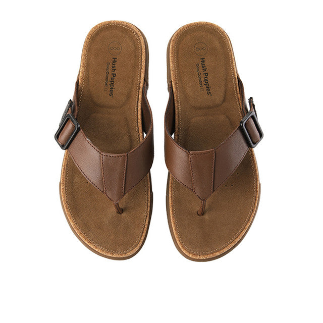 Hush Puppies Sandal Pria Asahi Jake Toepost In Tan