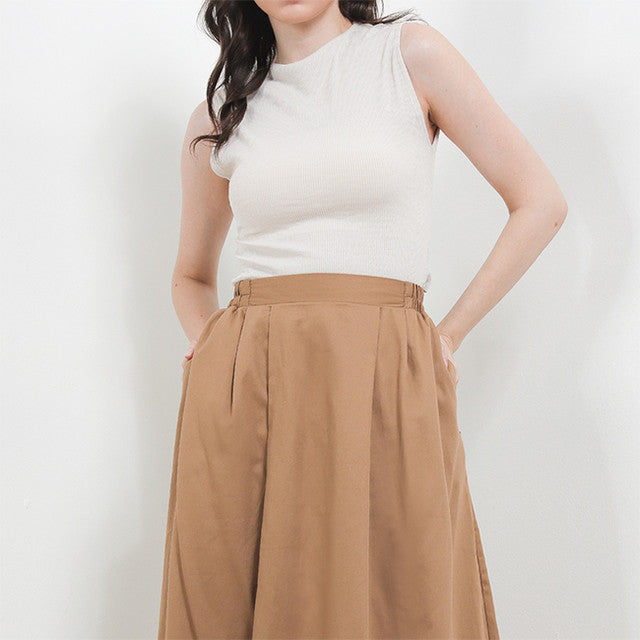 Hush Puppies Pakaian Wanita Skirt Aksana In Camel