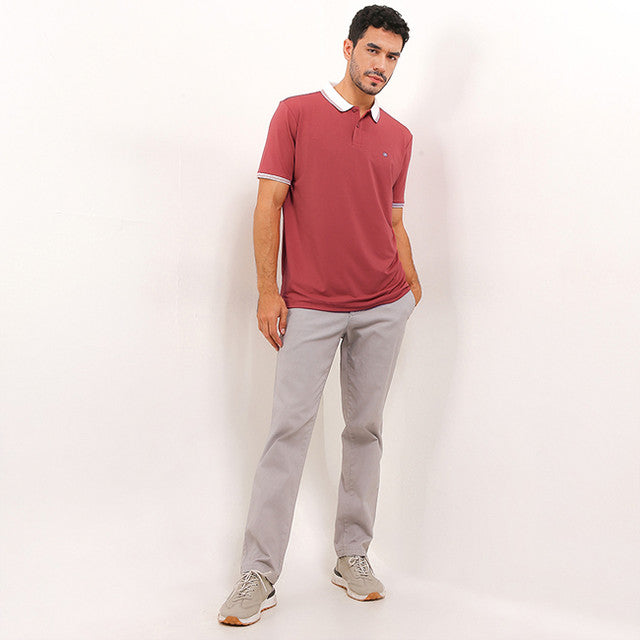 Obermain Pakaian Pria Polo Cooper In Terracotta