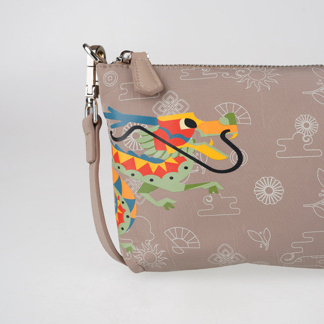 Obermain Accessories Wanita Pouch Dragon Madison Pouch In Beige