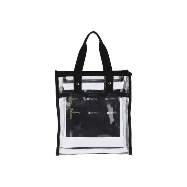 LeSportsac Tas Wanita Tote bag Clear Small N/S Tote In Clear/ Black
