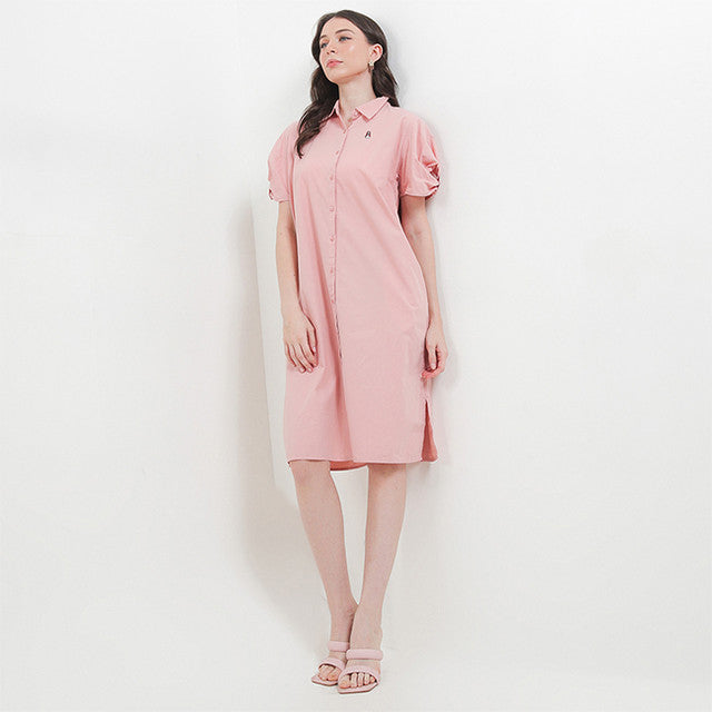 Hush Puppies Pakaian Wanita Dress Sherma In Peach