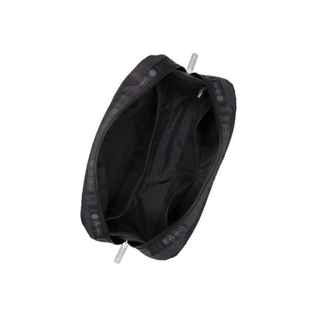 Extra Large Rectangular Cosmetic In Recycled Black