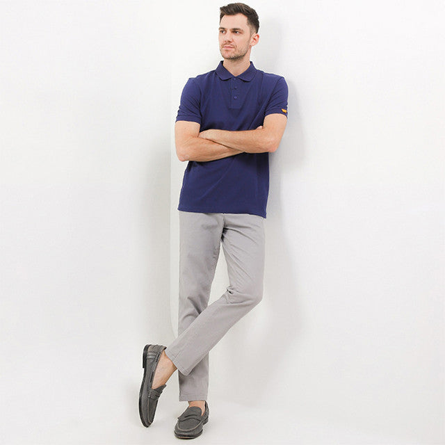 Hush Puppies Pakaian Pria Eleveted Class Polo In Navy