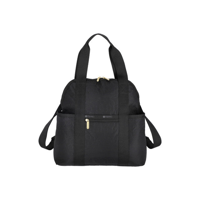 LeSportsac Tas Wanita Double Trouble Backpack In Puffy Blossoms Peach