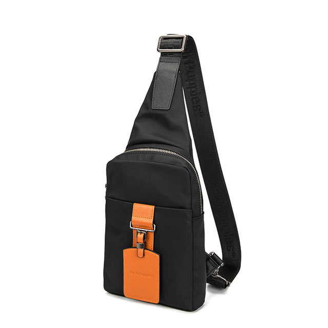 Hush Puppies Men Fred Chest Bag In Black